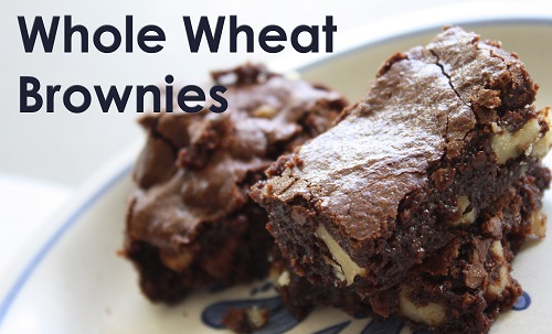 whole wheat brownie recipe