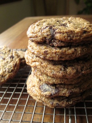 100% Whole Wheat Chocolate Chip Cookies