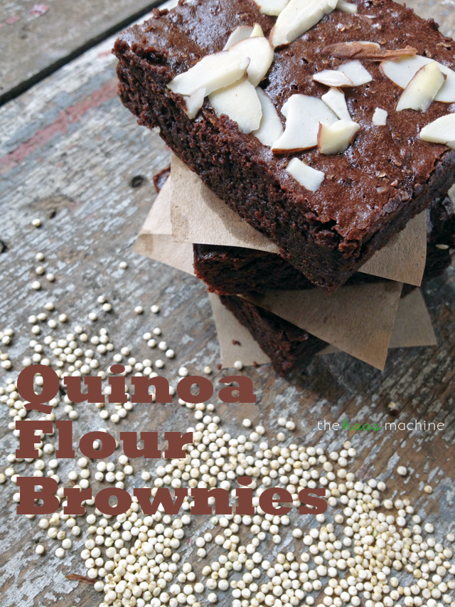 Quinoa Flour Brownies