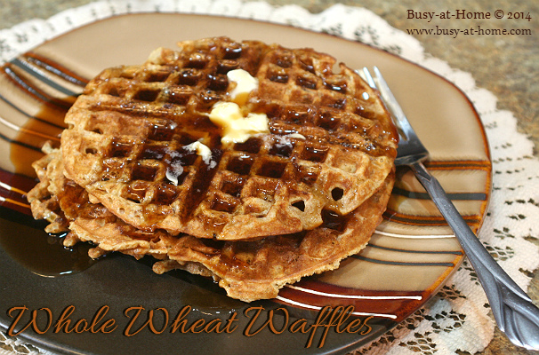 whole wheat waffles