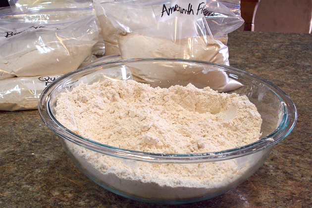 Homemade Gluten-Free Whole-Grain Flour Blend
