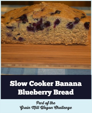 Slow Cooker Banana Blueberry Bread Recipe