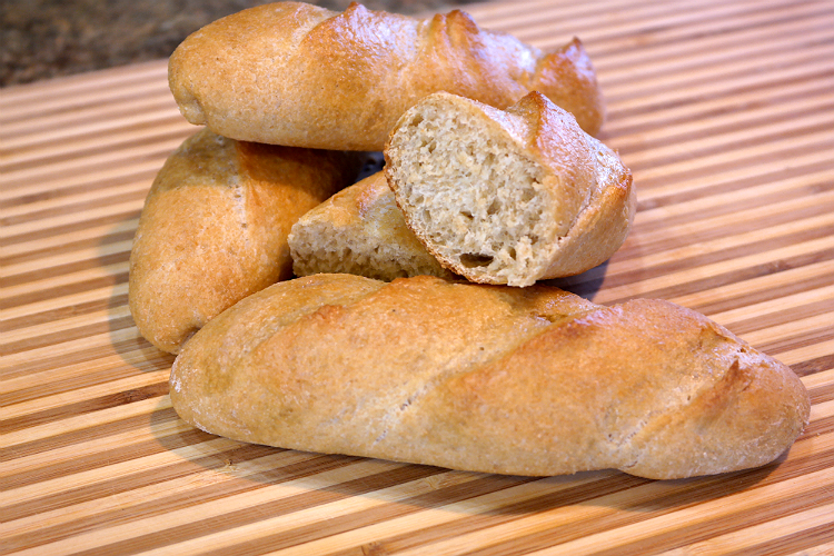 Mini Half and Half Baguettes