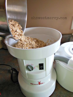 oats in mill