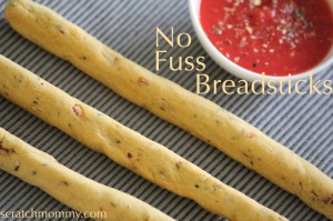 Scratch Mommy No-Fuss Bean Flour Breadsticks