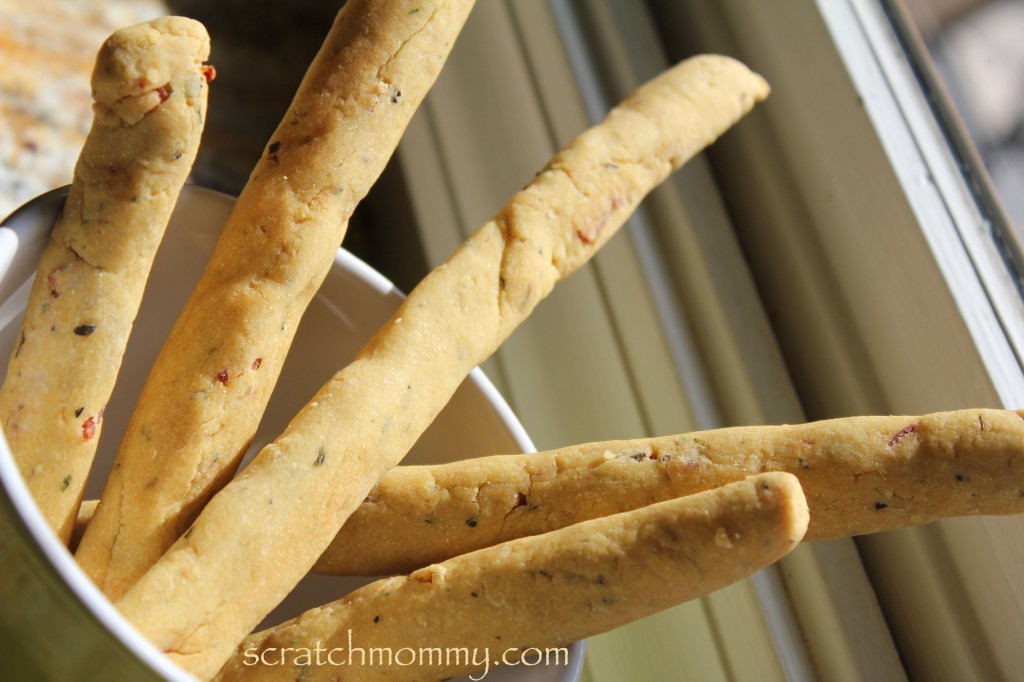 Garbanzo-Fava Bean Breadsticks