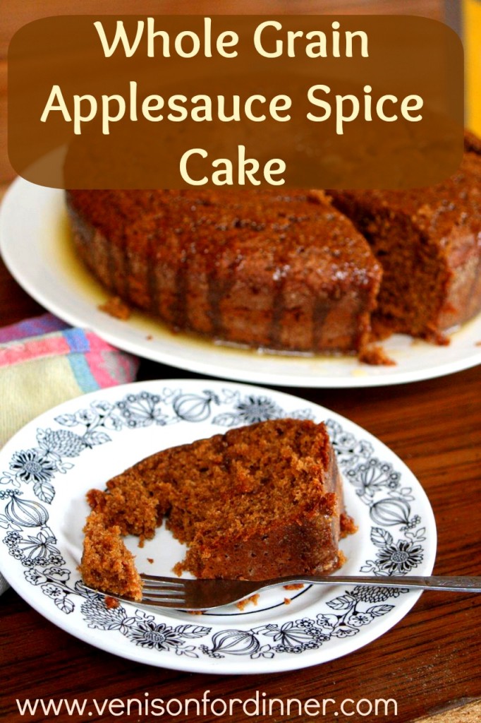 Whole Wheat Apple Sauce Spice Cake