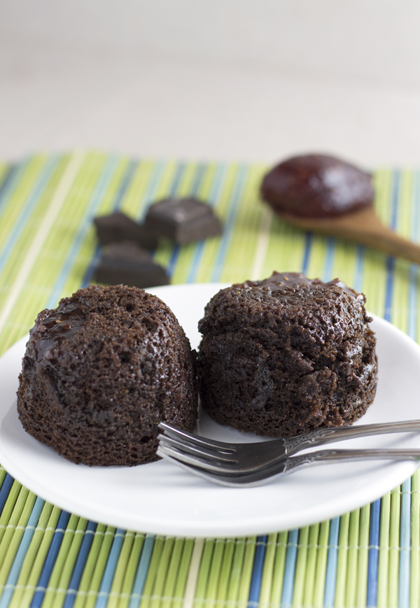 Allergy Free Rasperry Filled Chocolate Cakes For Two