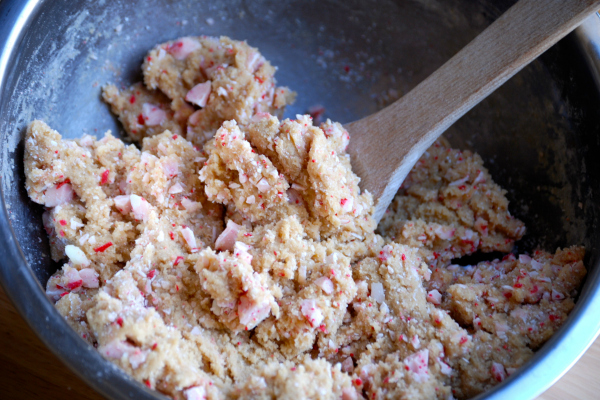 Candy Cane Kiss Christmas Cookies