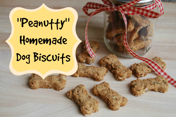 "Peanutty" Homemade Dog Biscuits