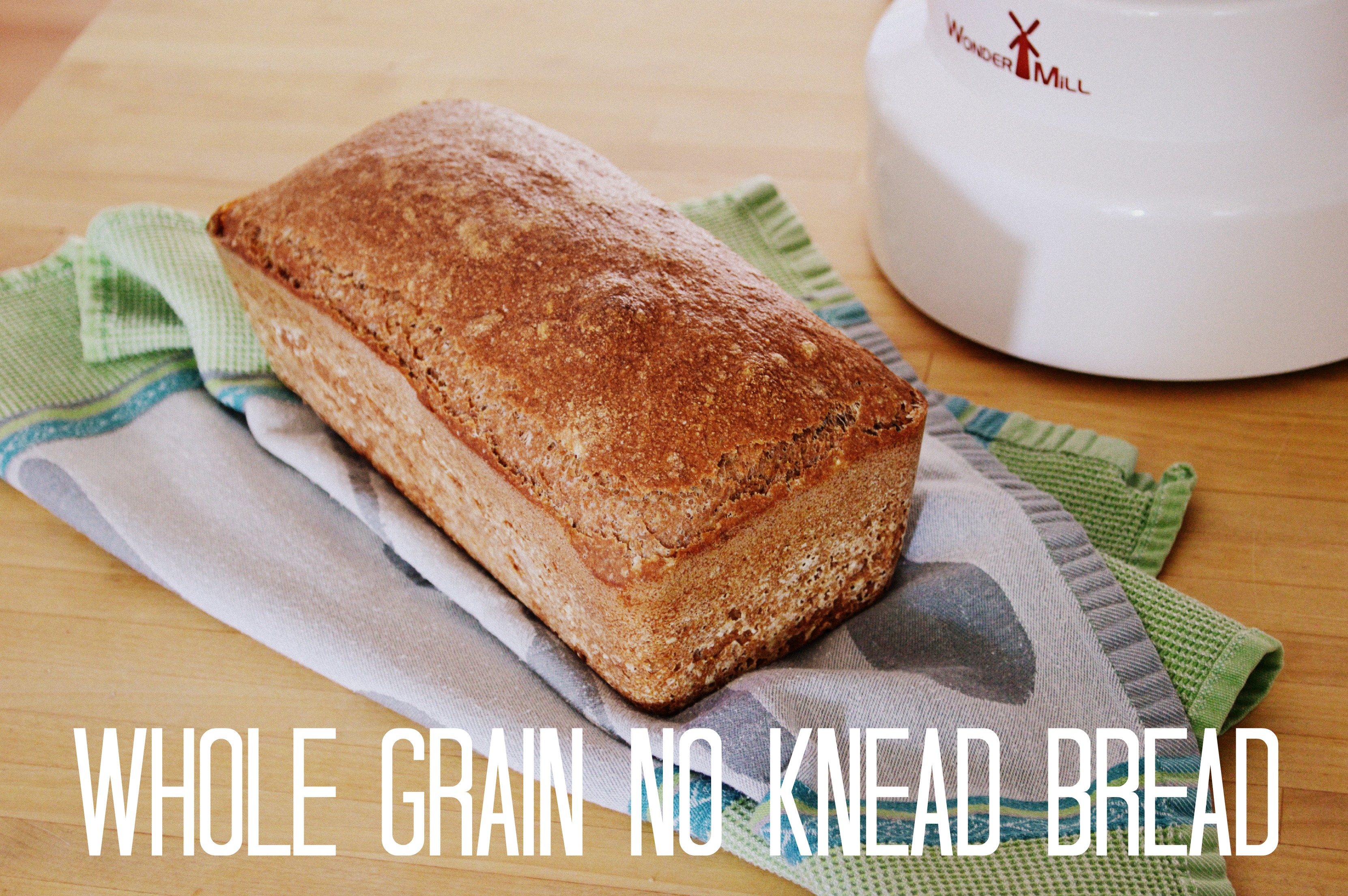 Easy Whole Grain No Knead Bread